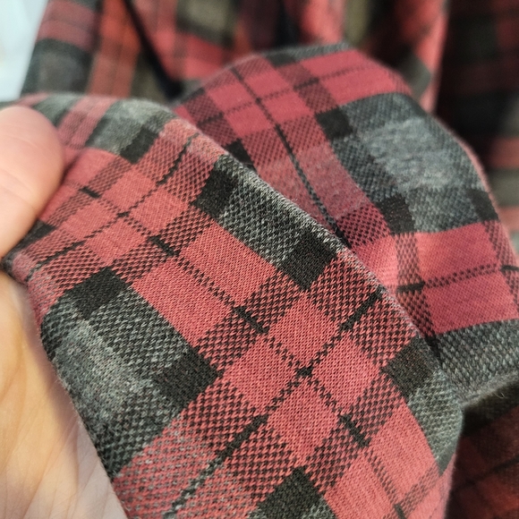 Unique Vintage red and black checkered dress - Picture 6 of 7